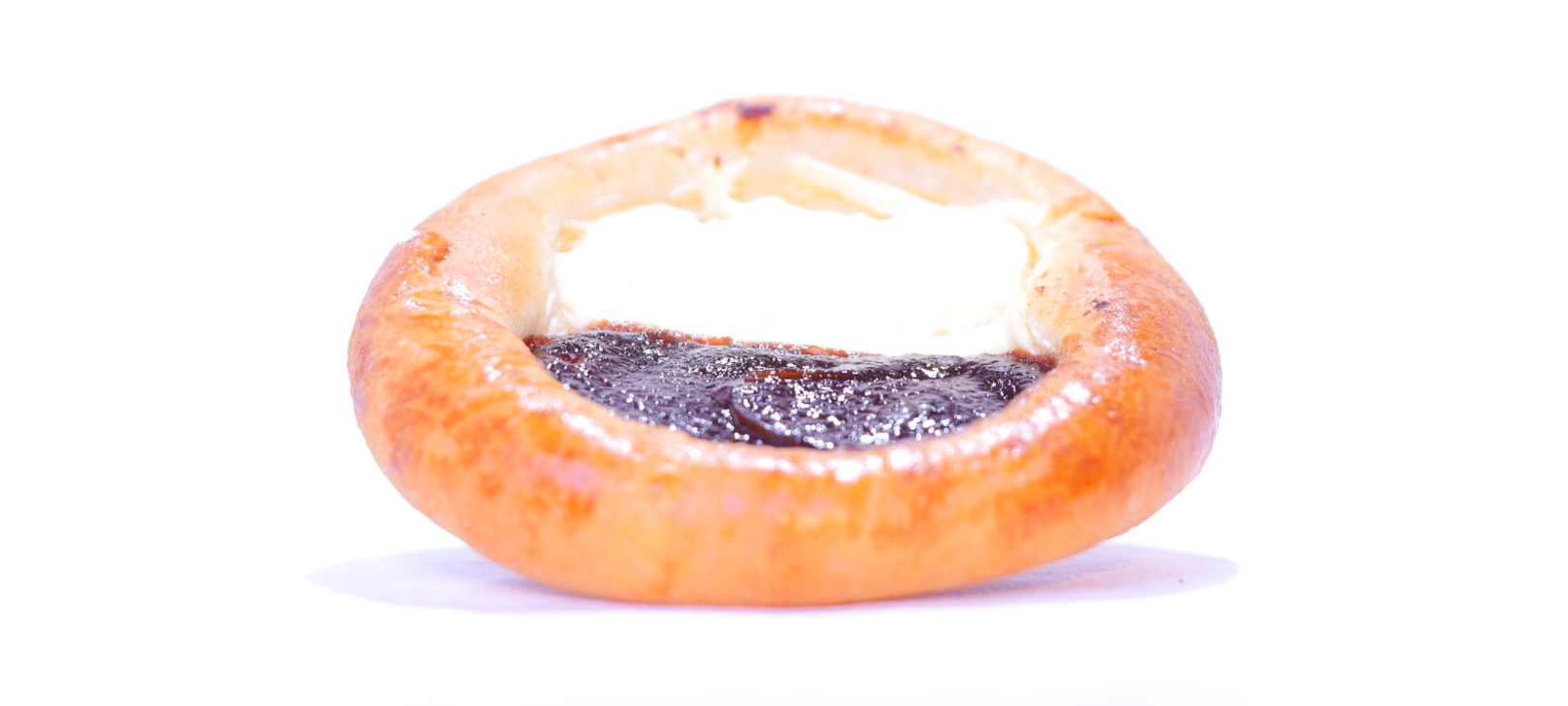 Kol&aacute;č kulat&yacute; tvaroh-povidlo-80g