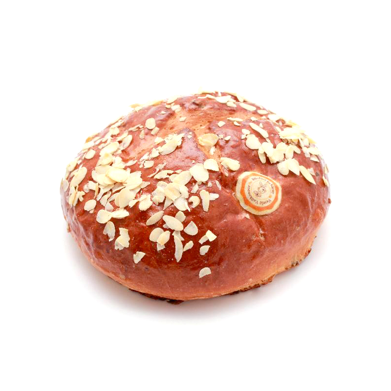 Mazanec m&aacute;slov&yacute; s rozinkami a mandlemi