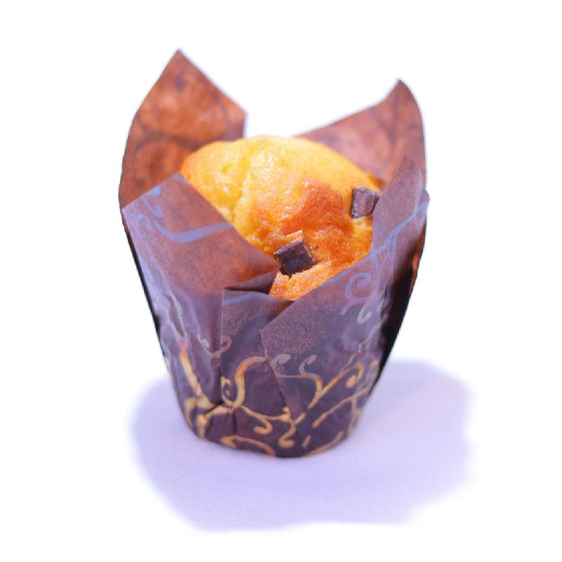 Muffin světl&yacute; s belgickou čokol&aacute;dou